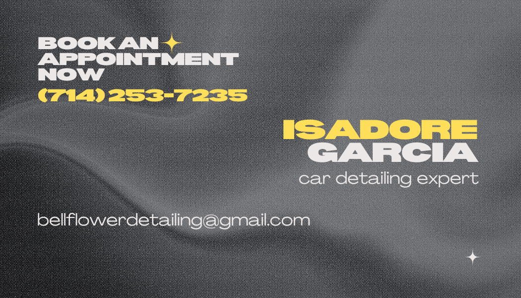 After detailing — clean car exterior